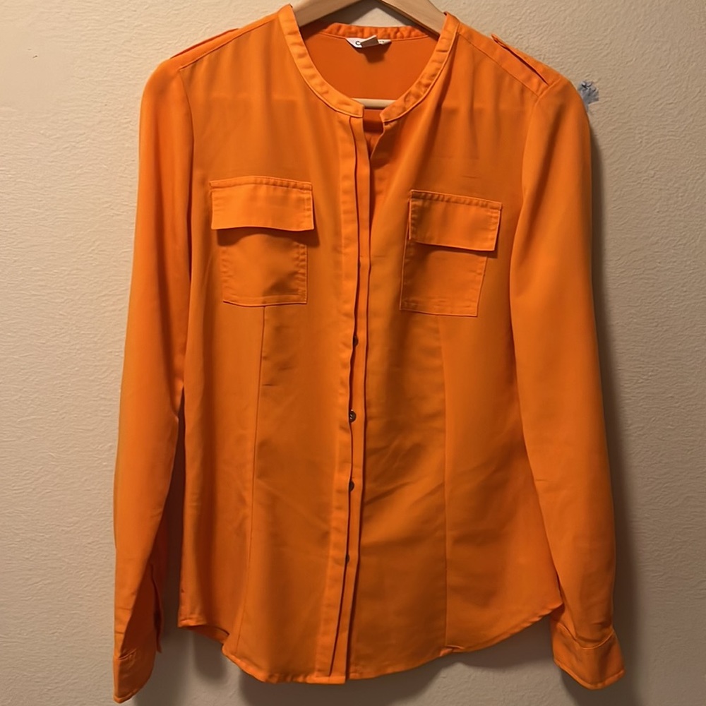6 button down shirts blouses various brands size US S or UK 10